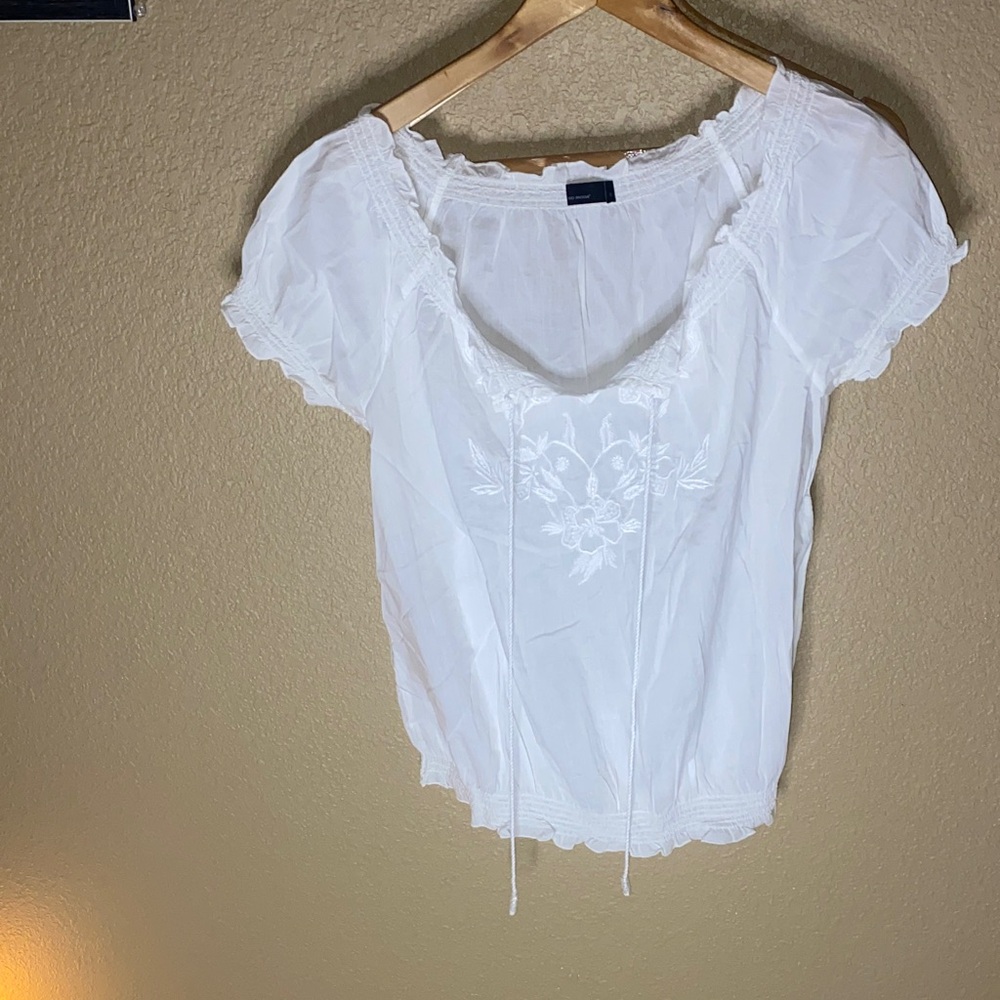 Vero Moda White Floral Blouse